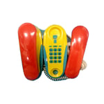 Yeaser Twin Phone Wired Intercom Children Kids Toy Telephone Set with 2 Telephones (#B)