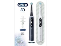 Oral-B iO Series 7 DUO - Eltandborsteset - Svart Onyx och Vit - 2 st.