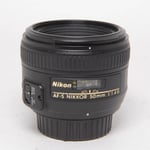 Nikon Used AF-S Nikkor 50mm f/1.4G Standard Prime Lens