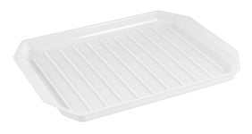 Plastic Microwave Bacon Rack Tray Healthy Crispy Cooking Defrosting Ovenware New