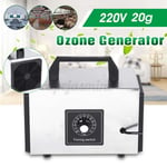 20g Ozone Generator Air Purifier Disinfection Machine w/ Timer 220V UK plug
