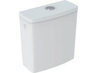 Geberit Geberit Selnova Square Stapelbar Cistern, B36,5Cm, H39,5Cm, T16,5Cm, Dubbelspolning, Vattenanslutning På Sidan, Vridbar, För Rimfree Wc [12]