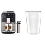 Melitta F86/0-100 Barista TS Smart Coffee Machine, 1450 W, 1.8 liters, Stainless Steel & 6761118, Glass, Clear
