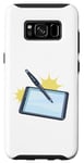 Galaxy S8 tablet and stylus the gear of modern writing Case