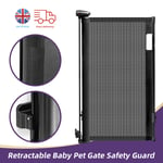 Retractable Pet Dog Gate Safety Guard Folding Baby Toddler Stair Gates Isolation