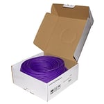 Connetto - écheveau câble réseau catégorie 6a non blindé utp awg24 halogenfree flexible couleur violet 100 m