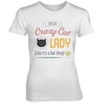 Crazy Cat Lady Girly Tee, T-Shirt