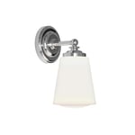 Astro Bathroom Wall Light, Metal, E14 (Small Edison Screw), 40 W, Polished Chrome