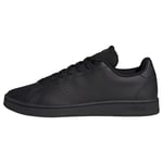 adidas Men's Advantage Base Court Lifestyle Sneaker, core Black/core Black/Grey six, 5 UK
