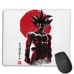 Dragon Ball Z Ultra Instinct Red Sun Customized Designs Non-Slip Rubber Base Gaming Mouse Pads for Mac,22cm×18cm， Pc, Computers. Ideal for Working Or Game