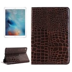 Case For IPad Pro 12.9 Inch Crocodile Texture Horizontal Flip Leather Case With Card Slots & Wallet Flat shell, Protective case (Color : Brown)