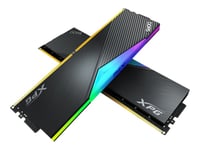 Xpg Lancer Rgb - Ddr5 - Sats - 32 Gb: 2 X 16 Gb - Dimm 288-Pin - 6000 Mhz / Pc5-48000 - Cl30 - 1.35 V - Ej Buffrad - On-Die Ecc - Svart