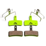 Clarks EVRS863 Organic E-Bike Disc Pads For Tektro Dorado (Carded) - Green /