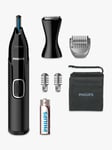 Philips NT5650/16 Series 5000 Cordless Nose Trimmer, Ear & Eyebrow Trimmer, Black