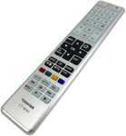 Genuine Toshiba CT-8040 RC4827 TV Remote Control for HD LED Smart TV's