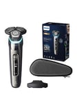 Philips Series 9000 Wet &Amp; Dry Electric Shaver With Skiniq Technology, With Charging Stand And Travel Case S9974/35