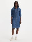 Levi's Otto Denim Western Shirt Dress, Square Deal 2