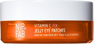 Nip+Fab Vitamin C Fix Jelly Eye Patches, 20 Pairs, Brightening Hydro Gel for Und