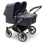 Bugaboo Donkey 5 Tvillingvagn Stormy Blue