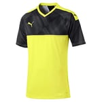 Puma CUP Football Shirt - Fizzy Yellow/Asphalt, Size 176