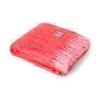 Stackelbergs Mohair pläd Pelagon & red melange