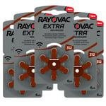 Rayovac Extra Advanced ACT 312 brun 5-pack