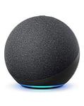 Amazon Echo (4th Gen) Smart Speaker with Alexa - Charcoal