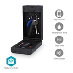 Nedis SmartLife-avainlaatikko | Avainsäilö | Bluetooth® | Ulkokäyttöön | Näppäinlukko | IPX5 | Musta