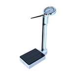 GMF Mechanical Scale Height and Weight Scale 120kg/160kg Doctor Scales for Body Weight Only Mechanical Beam Scale, Large Dial, Aluminum Alloy Rod, 80cm~190cm