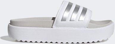 Adidas Adidas Adilette Platform Slides Sandaalit CLOUD WHITE / ZERO METALIC / GREY ONE