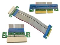 KALEA-INFORMATIQUE Nappe d'extension Type Riser pour Port PCI Express x4 vers Port PCIe x4 Longueur 185mm