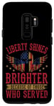 Coque pour Galaxy S9+ Liberty rend hommage au service patriotique de Grateful Nation