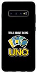 Galaxy S10+ Board Game Uno Cards Wild about being uno Game Card Costume Case