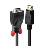 LINDY 41943.0 Câble convertisseur DisplayPort vers VGA 3 m Noir