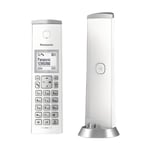 PANASONIC Téléphone résidentiel dect design - TGK220 - avec répondeur - Blanc - Neuf