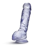 B Yours Hearty n' Hefty 9" Clear Cock Dildo Realistic Transparent Penis Sex Toy