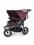 Out n About Nipper Double V5 Pushchair - Bramble Berry Red, Bramble Berry Red