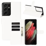 Flexibelt Samsung Galaxy S21 Ultra 5G fodral - Vit