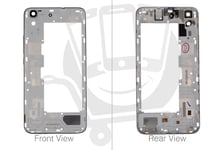 Official Huawei Y6 2015 Black Chassis / Middle Frame With Speaker & GPS - 02350L