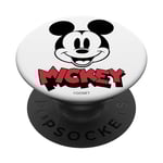 PopSockets Disney Mickey And Friends Mickey Simple Text Portrait PopSockets PopGrip - Support et Grip pour Smartphone/Tablette avec un Top Interchangeable