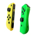 1 Paire Contrôleurs De Jeu Joy-Con Jaune Vert Compatible Pour Nintendo Switch Console