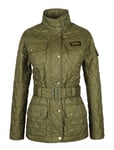 B.intl International Q Green Smoke-12 Designers Jackets Quilted Jackets Green Barbour