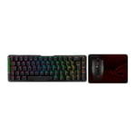 Asus ROG Falchion Wireless 65% Keyboard with Strix Impact II Mouse + S
