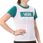T-Shirt Blanc Femme Vans Tangle Range