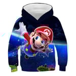 Super Mario & Sonic Barnkläder för Barn, Nyhetstryckt Hoodie Sweatshirt Tröja för Pojkar och Flickor, Fest- och Födelsedagspresenter D 6-7 Years
