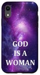 iPhone XR God Is A Woman Women Are Powerful Galaxy Pattern Song Lyrics Case