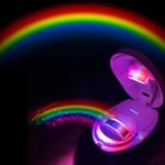 WOWLED Neon Lights LED Rainbow Valentine's Decorative Lights Wall Art Room Decor, Rainbow Night Lights Rainbow Projector with 3 Colorful Modes,Gift for Women
