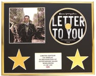 BRUCE SPRINGSTEEN /CD DISPLAY/LIMITED EDITION/COA/ LETTER TO YOU