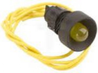 Signallampa 10mm gul 230V AC KLP 10Y/230V 84510004