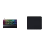 Razer Huntsman V2 Tenkeyless (Switches Rouges) - Clavier Gamer Optique & Gigantus V2 Large - Tapis de Souris de Jeu Souple pour Un Style de Jeu Rapide et Un contrôle